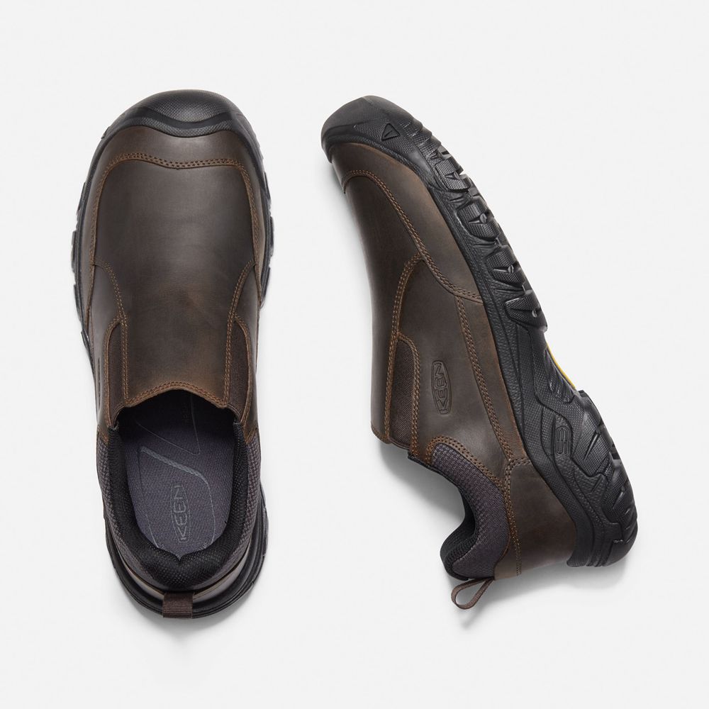 Slip-On Keen Homme Noir Marron | Targhee Iii | FYGVR-9583